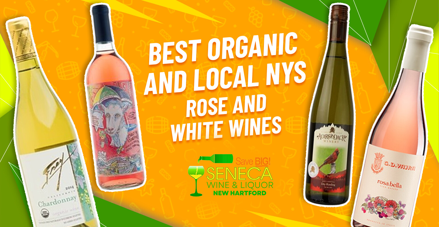Best Organic and Local NYS Rose and White Wines
