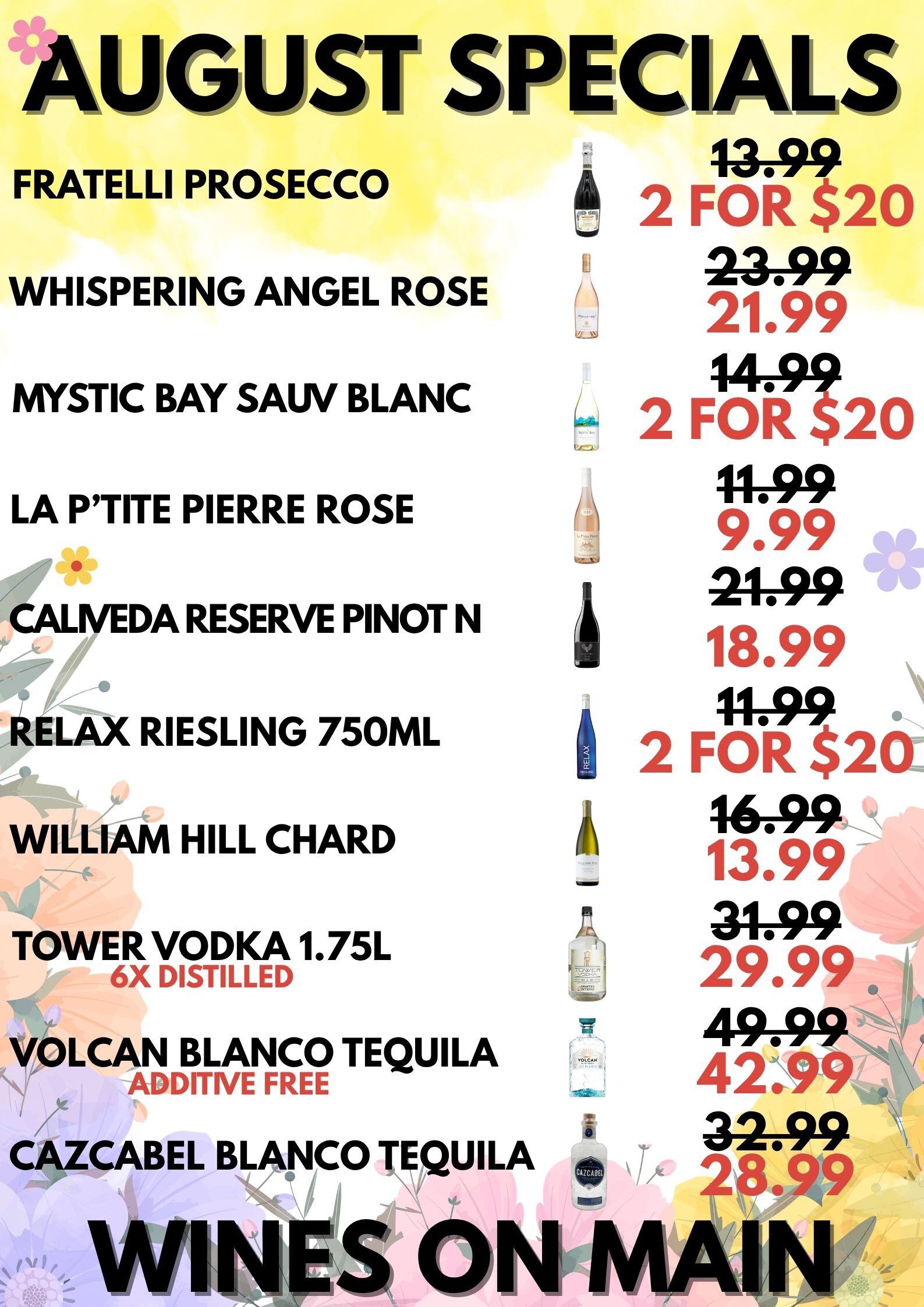 Monthly Specials - Clone
