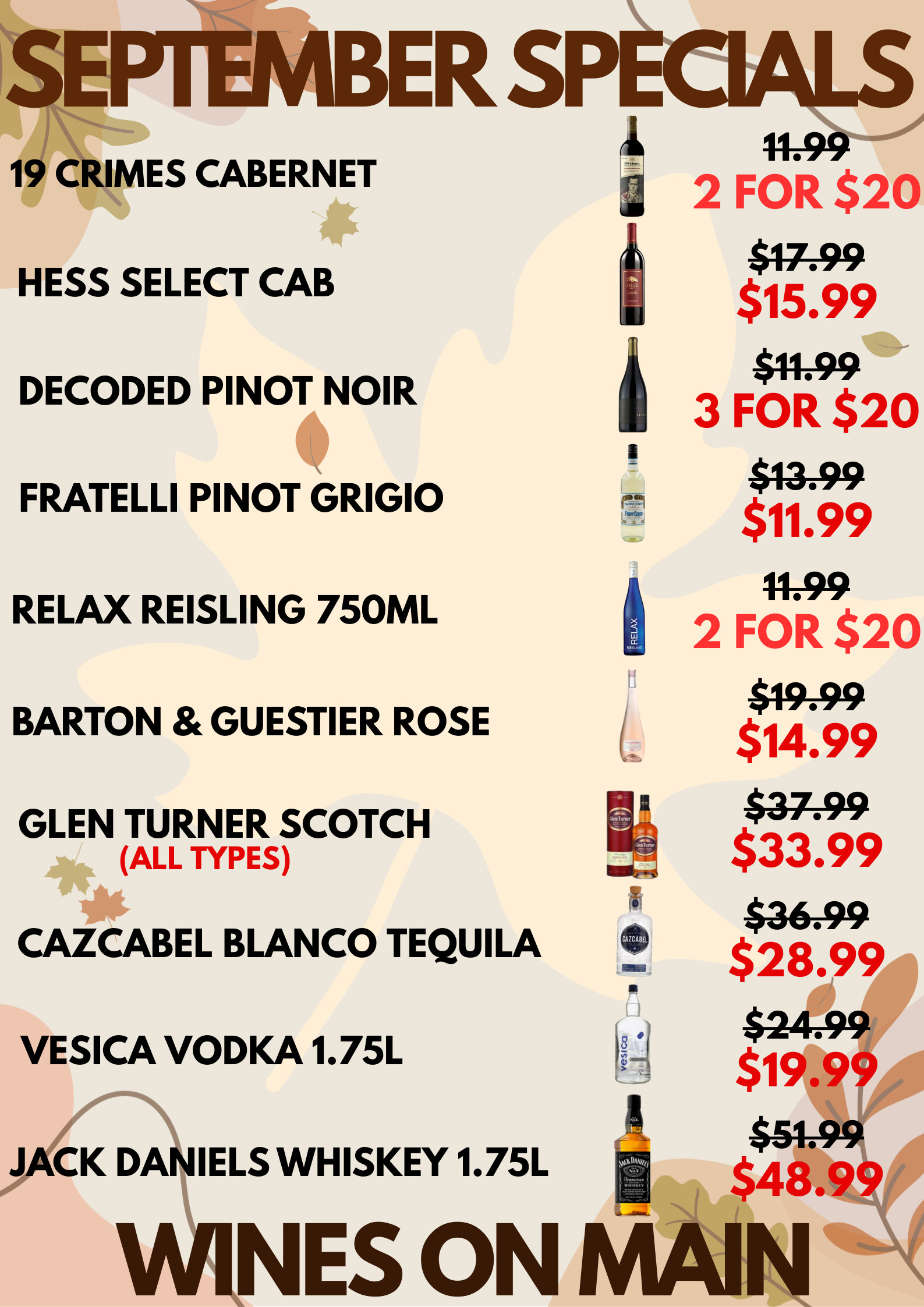Monthly Specials - Clone