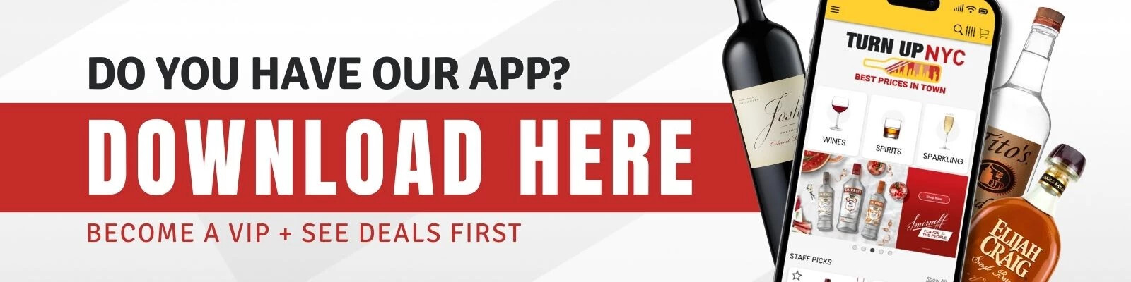 Download The Turn Up NYC App - Best Prices In Town!