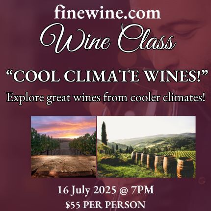 "Cool Climate Wines" wine class