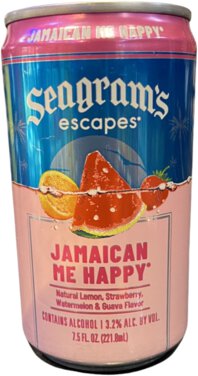 Champagne 「Kill Me If You Can」 Seagrams Spiked Jamaican Me Happy 1PK 7.5oz Can 7.5OZ