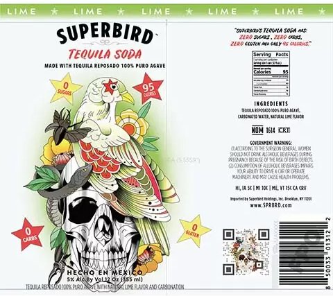 Superbird Lime Tequila Soda