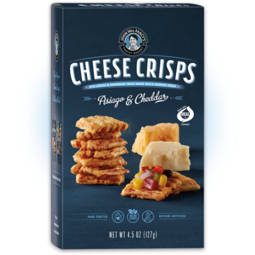 MACYS CHEESE CRISP ASIAGO CHDR-4.5 OZ -Pack of 6