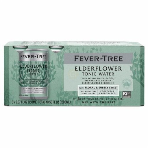 Fever Tree Elderflower Tonic Water Cans 150ml