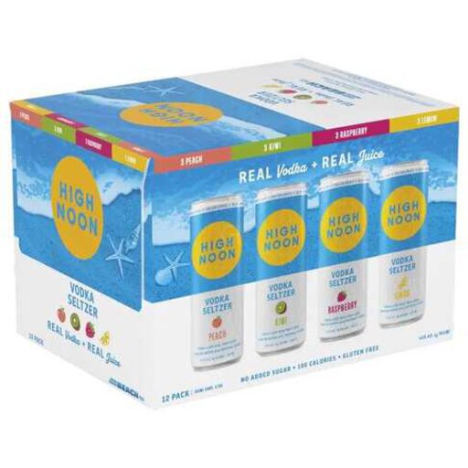 H Black High Noon Beach Pack Vodka Hard Seltzer (33cl)