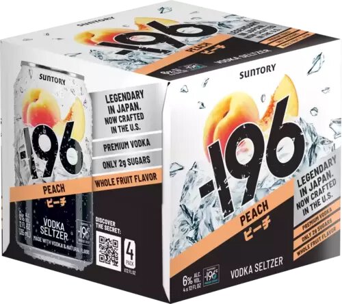 -196 Vodka Peach Seltzer