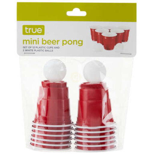 Mini Beer Red Pong Set By True