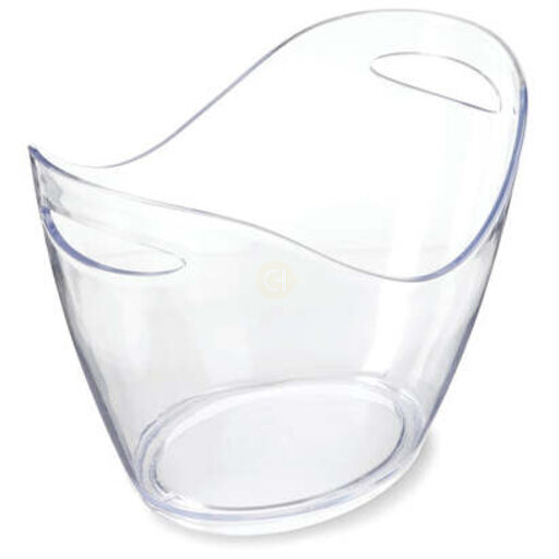 True Chill Modern Ice Bucket - Clear