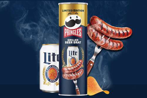 Pringles Miller Lite Grilled Beer Brat 5.5OZ - Joe's