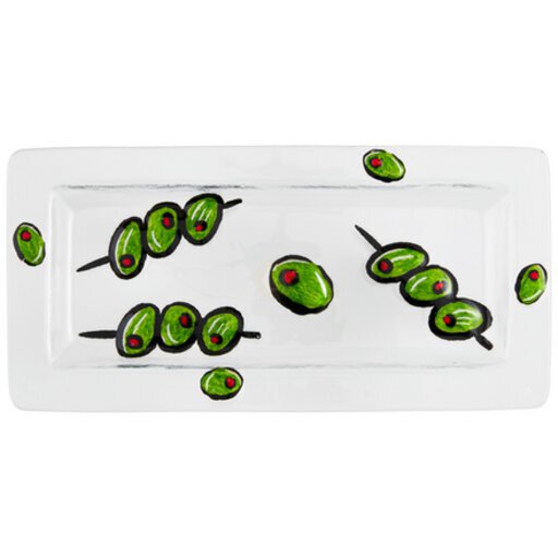 Wine And Cheese Glass Tray