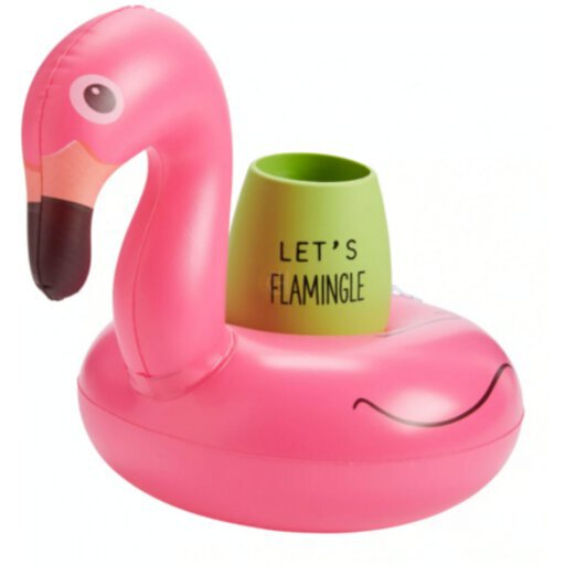 Flamingo Wine Floaty Set