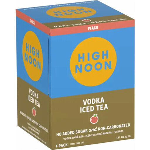 High Noon Peach Vodka Iced Tea (33.5cl)