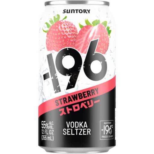 T Suntory -196 Strawberry Vodka Seltzer 355Ml