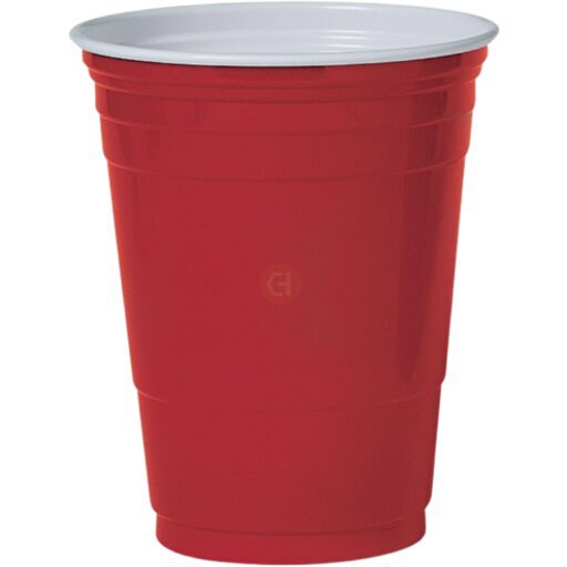Red Beer Cups 16Oz