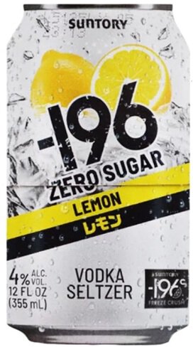196 Zero Sugar Lemon Vodka Seltzer 355ML - Ryan's Wine & Spirits