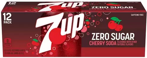 7 Up Cherry Zero Sugar 12OZ - Beer, Homebrew Supplies & Party