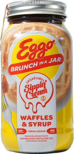 Eggo Brunch in a Jar Waffles and Syrup Sippin' Cream