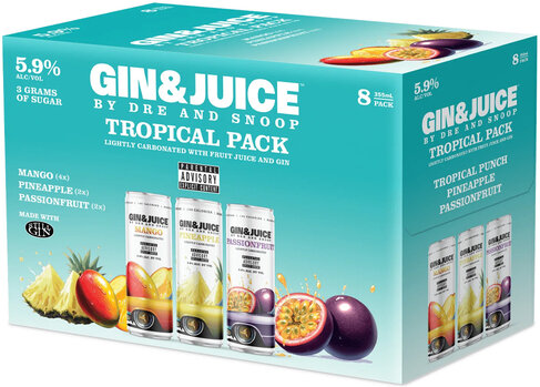 Gin & Juice by Dre and Snoop Tropical Variety Pack 12OZ - Westbury