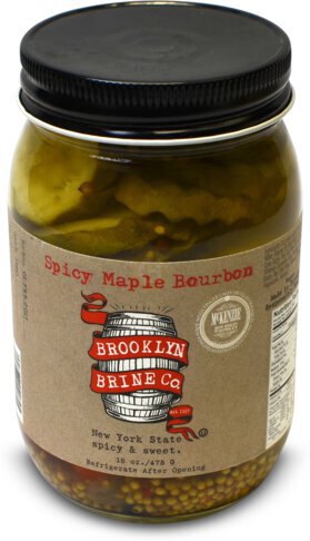 Brooklyn Brine Co Spicy Maple Bourbon 16oz Jar