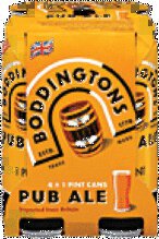 Boddington Pub Ale 6/4 Pack Cans