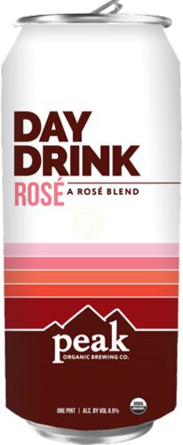 Peak Organic Day Drink Rose Cider 16oz Cans