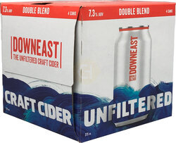 DOWNEAST CIDER OVERBOARD 4PK CN 12OZ