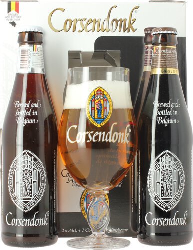 Corsendonk Gift Set W/ Glass 11.2oz Bottles