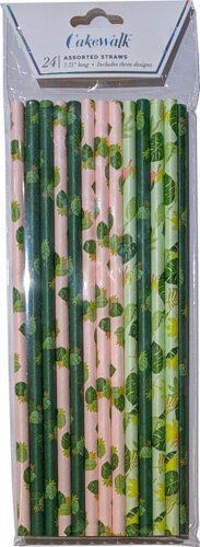 True Fab Straws Cakewalk Assrtd 24ct