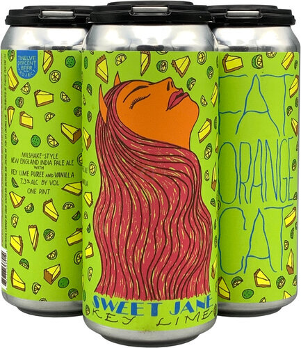Fat Orange Cat Brewing Sweet Jane Key Lime 16oz Cans