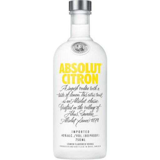 Absolut Vodka Absolut Citron Flavored Vodka 1.75L (70cl)