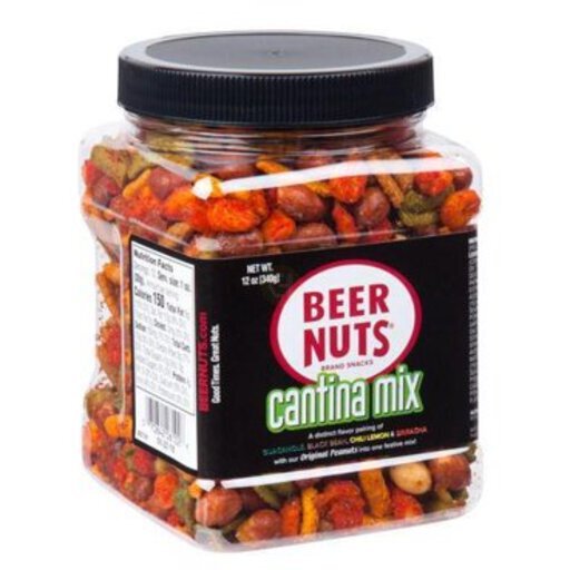 Beer Nuts Cantina Bar Mix Jar 12Oz