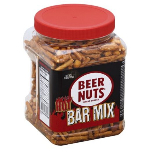 Beer Nuts Hot Bar Mix Jar 12Oz