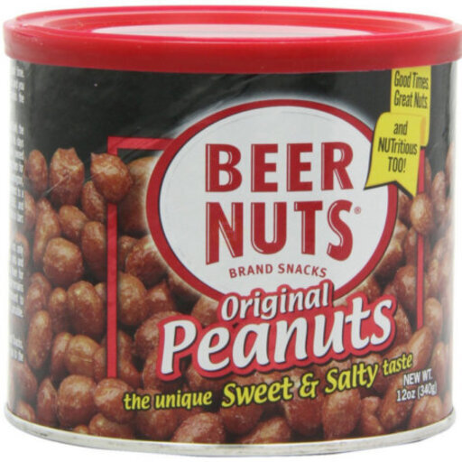 Beer Nuts Original Peanuts Can 12Oz