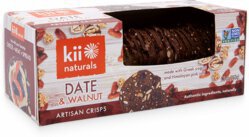 Kii Naturals Artisan Crisps Date & Walnut With Fennel