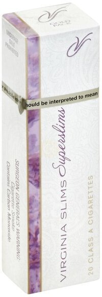 VIRGINIA SLIMS SUPERSLIMS GOLD 100 10CT