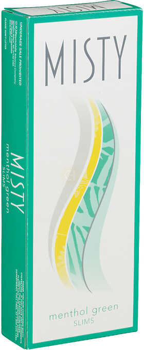 MISTY MENTHOL GREEN 100 BOX 10CT