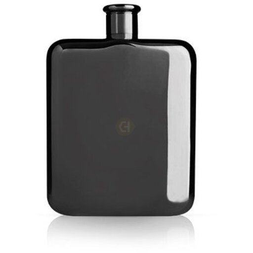 Viski Gunmetal Flask - Black