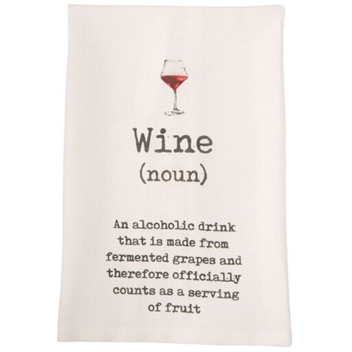 Wine Definition Towel