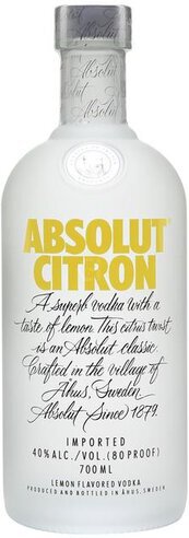 ABSOLUT VODKA CITRON