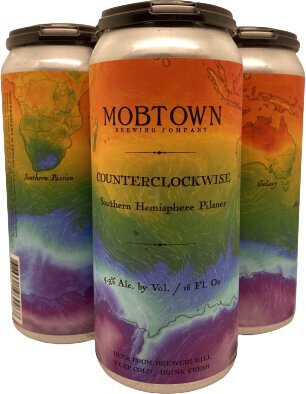 Mobtown Brewing: Counterclockwise Southern Hemisphere Pilsner