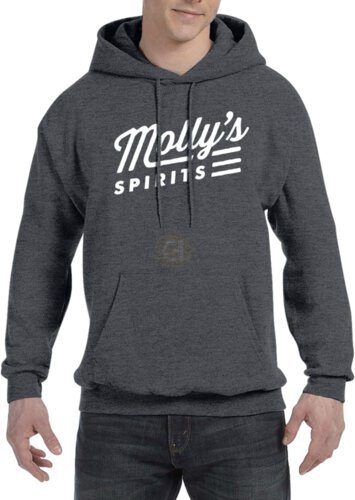 MOLLYS CHARCOAL GRAY HOODIE LARGE