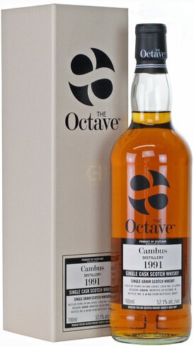 The Octave Cambus 25 Year 1991 Single Malt Scotch Whisky 48.1% ABV 750ml.