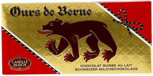 Ours De Berne Swiss Milk Chocolate Bars