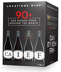 90 Locations All Around The World Red Blends 4 X