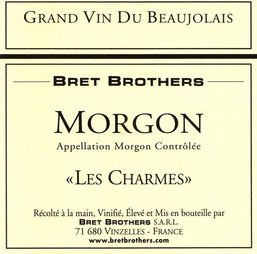 Bret Brothers Morgon Les Charmes