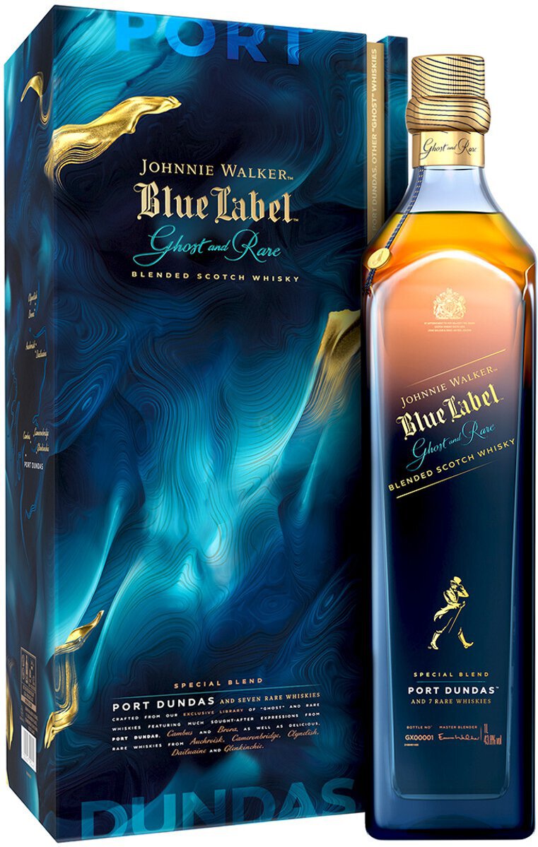 Johnnie Walker Blue Label Ghost & Rare Port Dundas (the Fifth