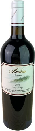 Pine Ridge Vineyards Andrus Reserve Napa Valley Bordeaux Blend 2000
