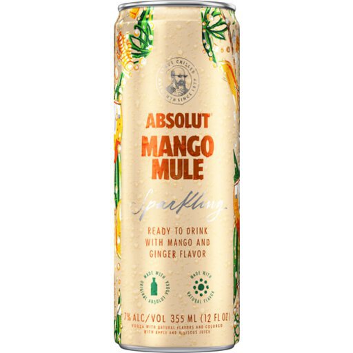 Absolut Vodka Absolut Ready To Drink Mango Mule 12Oz