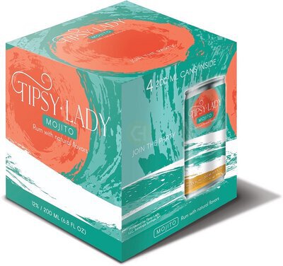 Tipsy Lady Mojito Cocktail 4 Pack